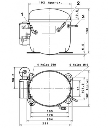 Motor monofazat Cubigel (ACC) MLY12LA